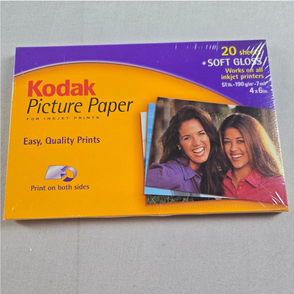 Kodak Premium Picture Paper Glossy & Soft Gloss 4x6 Sealed Inkjet Photo Paper - Picture 4 of 5